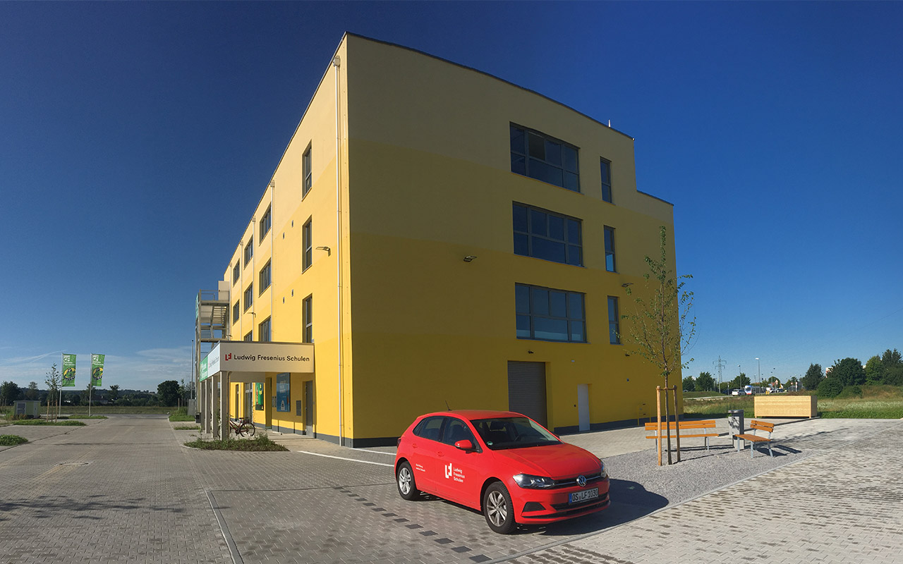 Bild des Gebäudes der Ludwig Fresenius Schulen Landshut